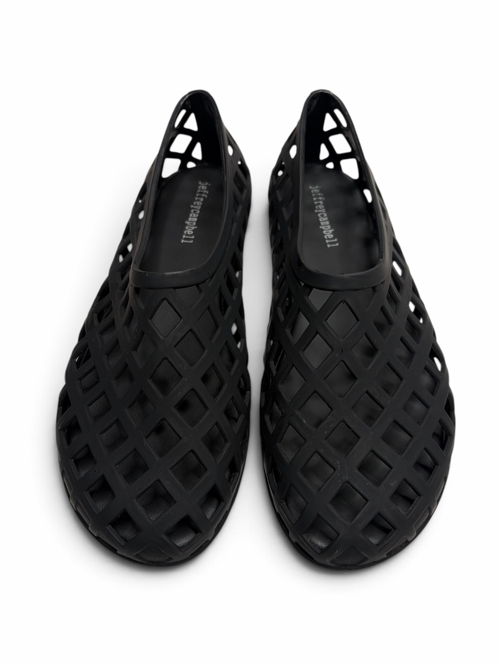 Jeffrey Campbell Black Jellz Jelly Ballet Flat Size 9